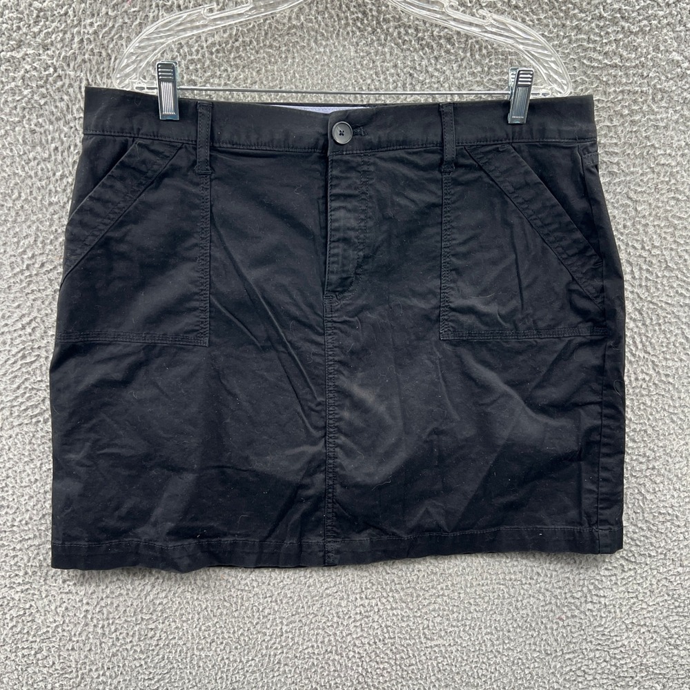 Womens Skort 18 Utility Pocket Minimalist Classic Casual Everyday Stretch Preppy